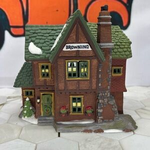 Vintage Department 56 Dickens Village Series Browning Cottage 1994 5824-6